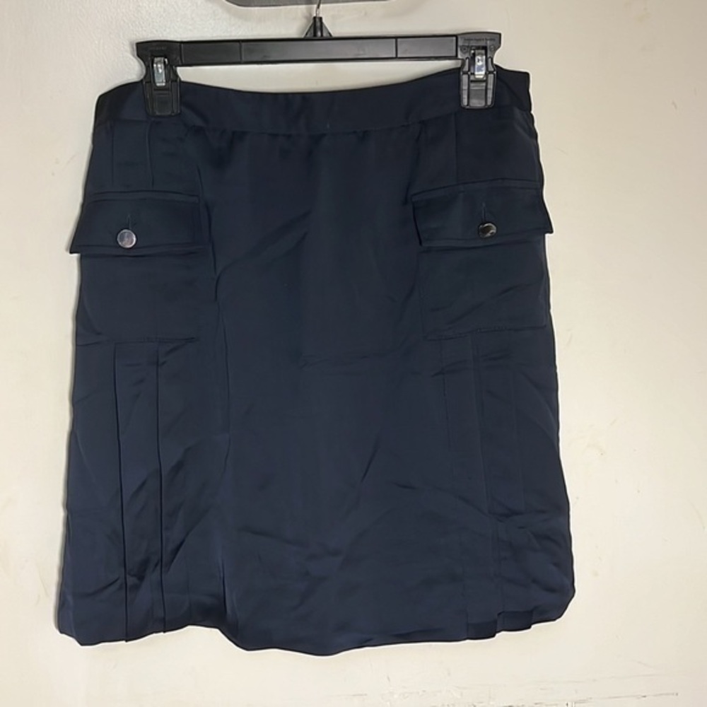 Tory Burch Navy Skirt Bubble Hem Cute Above knee skirt - G2
